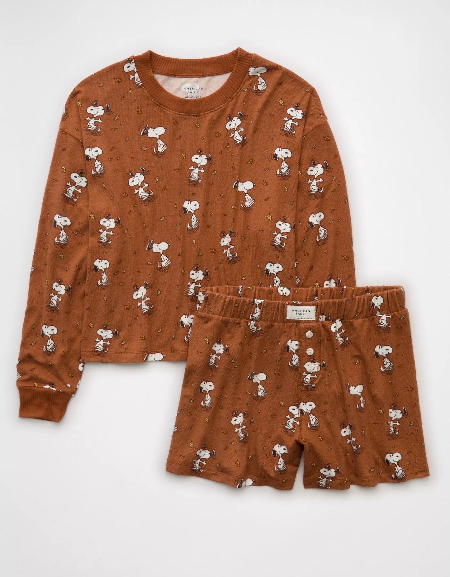 PRE ORDER-AE Luxe Plush Snoopy Halloween PJ Set