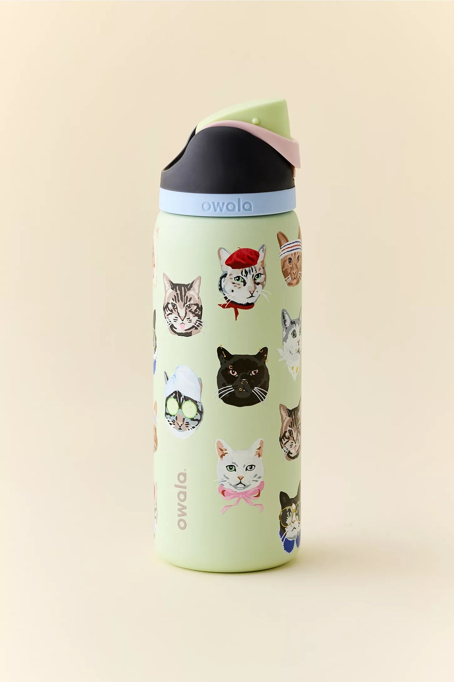 Owala Exclusive FreeSip 32 oz Cat Collage