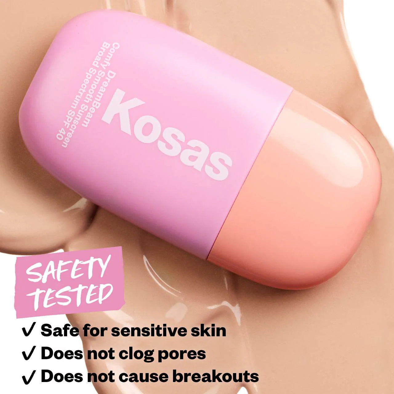 PRE ORDER-DreamBeam Silicone-Free Mineral Sunscreen SPF 40 with Ceramides and Peptides