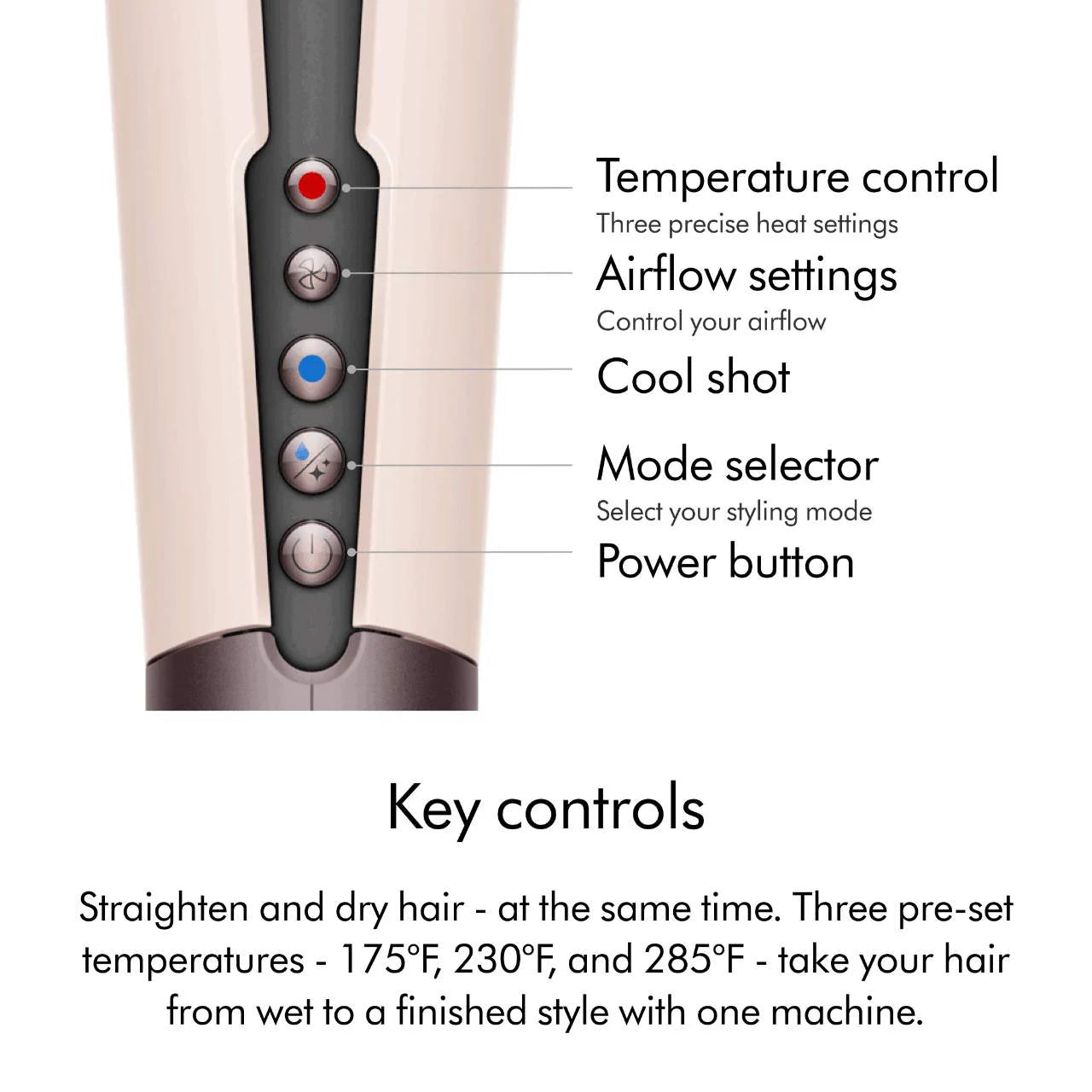 PRE ORDER-Limited Edition Airstrait™ Wet-to-Dry Straightener in Jasper Plum