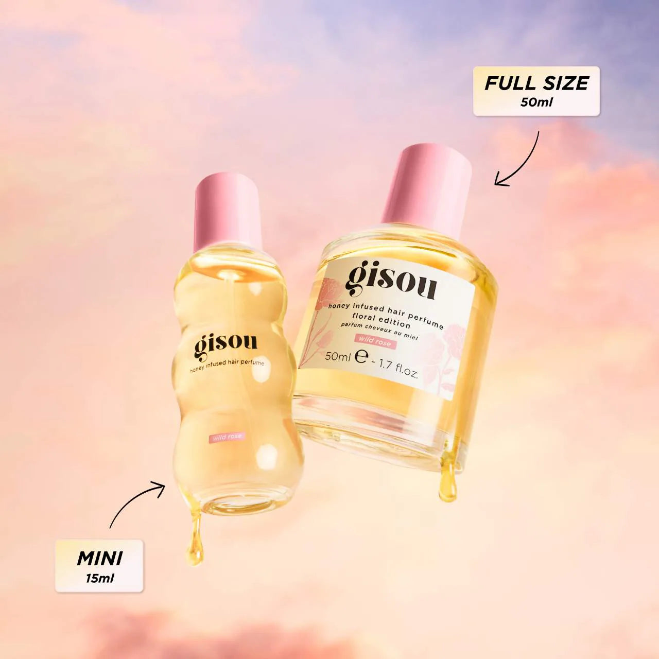 PRE ORDER-Mini Wild Rose Honey Infused Hair Perfume