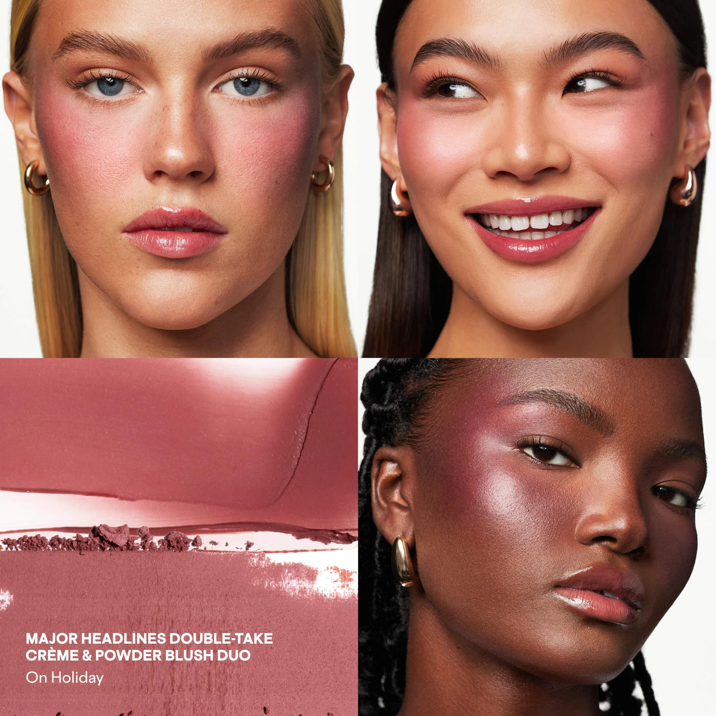 PRE ORDER-Patrick's Glow and Gloss Set: Major Headlines Blush Duo and Plumping Lip Gloss Makeup Gift Set