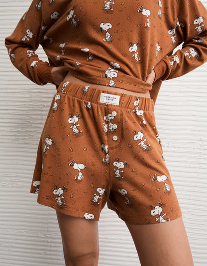 PRE ORDER-AE Luxe Plush Snoopy Halloween PJ Set