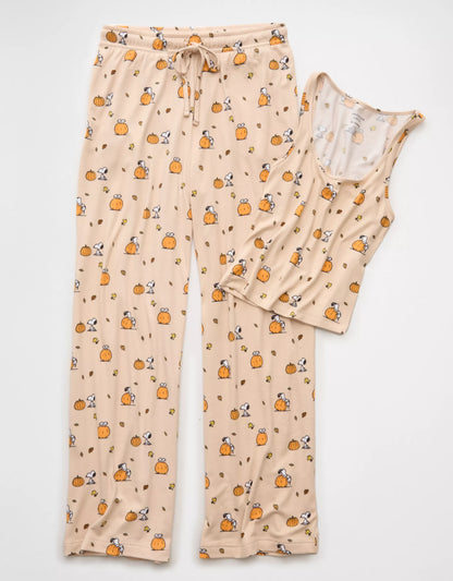 PRE ORDER-AE Luxe Plush Snoopy Halloween PJ Set