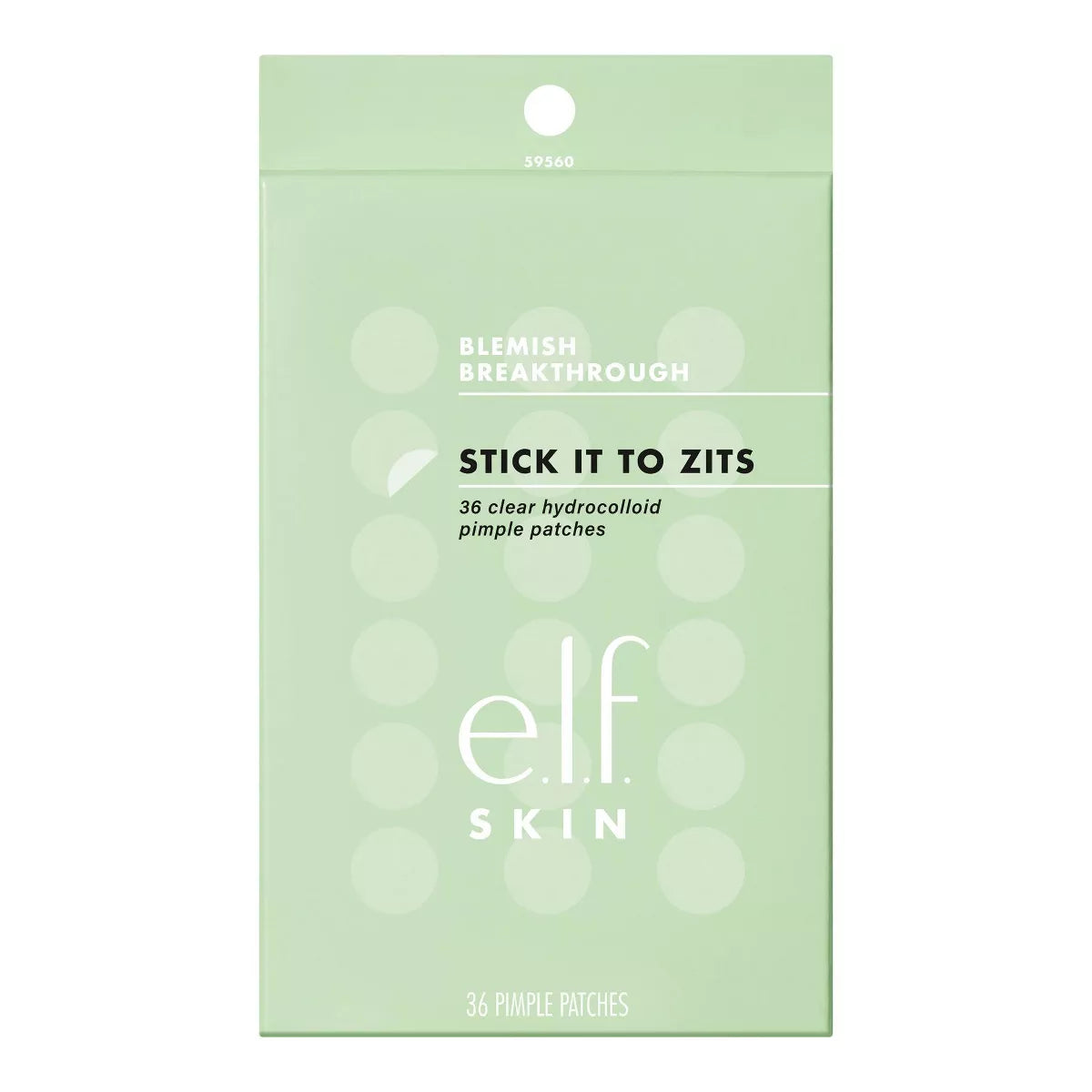 Elf Skin Blemish Breakthrough Stick It to Zits Parches para espinillas - 36 unidades