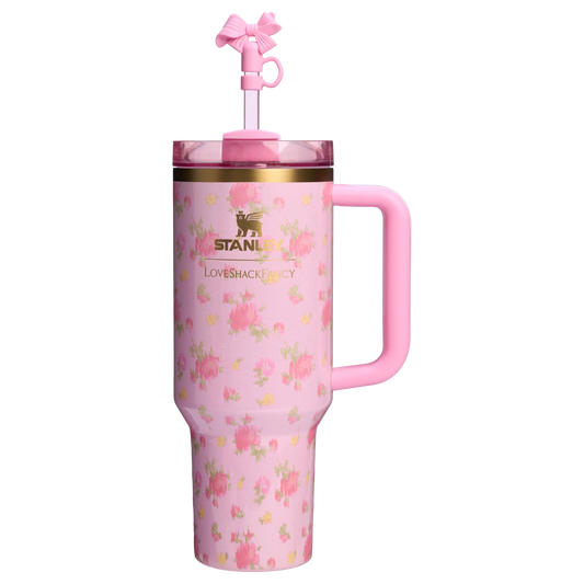 PRE ORDER-Stanley 1913 x LoveShackFancy Quencher H2.0 Flowstate™ Tumbler | 40 OZ