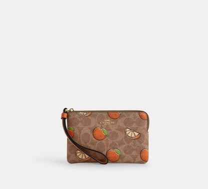 Corner Zip Wristlet