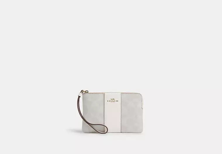 PRE ORDER-Corner Zip Wristlet