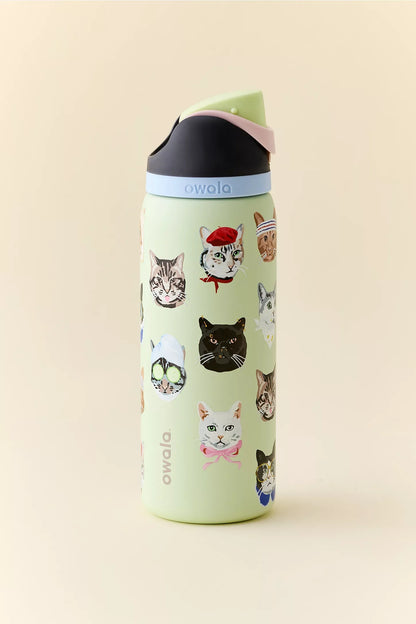Owala Exclusive FreeSip 32 oz Cat Collage