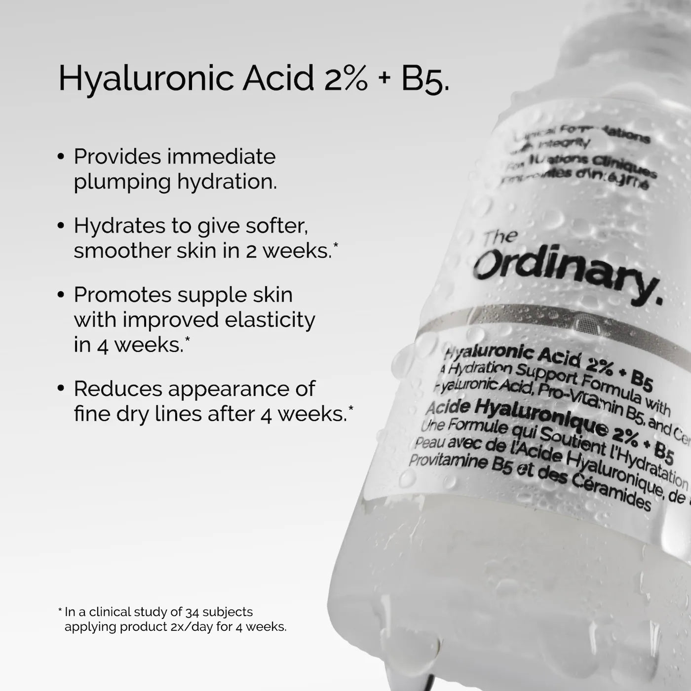 PRE ORDER-Hyaluronic Acid 2% + B5 Hydrating Serum