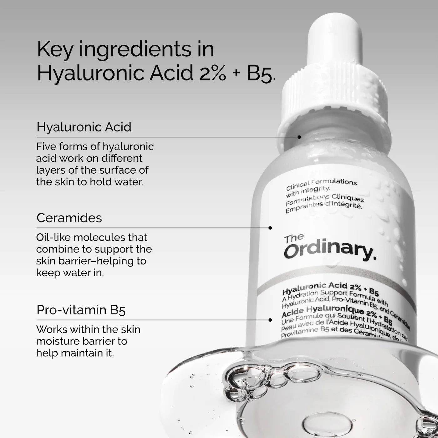 PRE ORDER-Hyaluronic Acid 2% + B5 Hydrating Serum