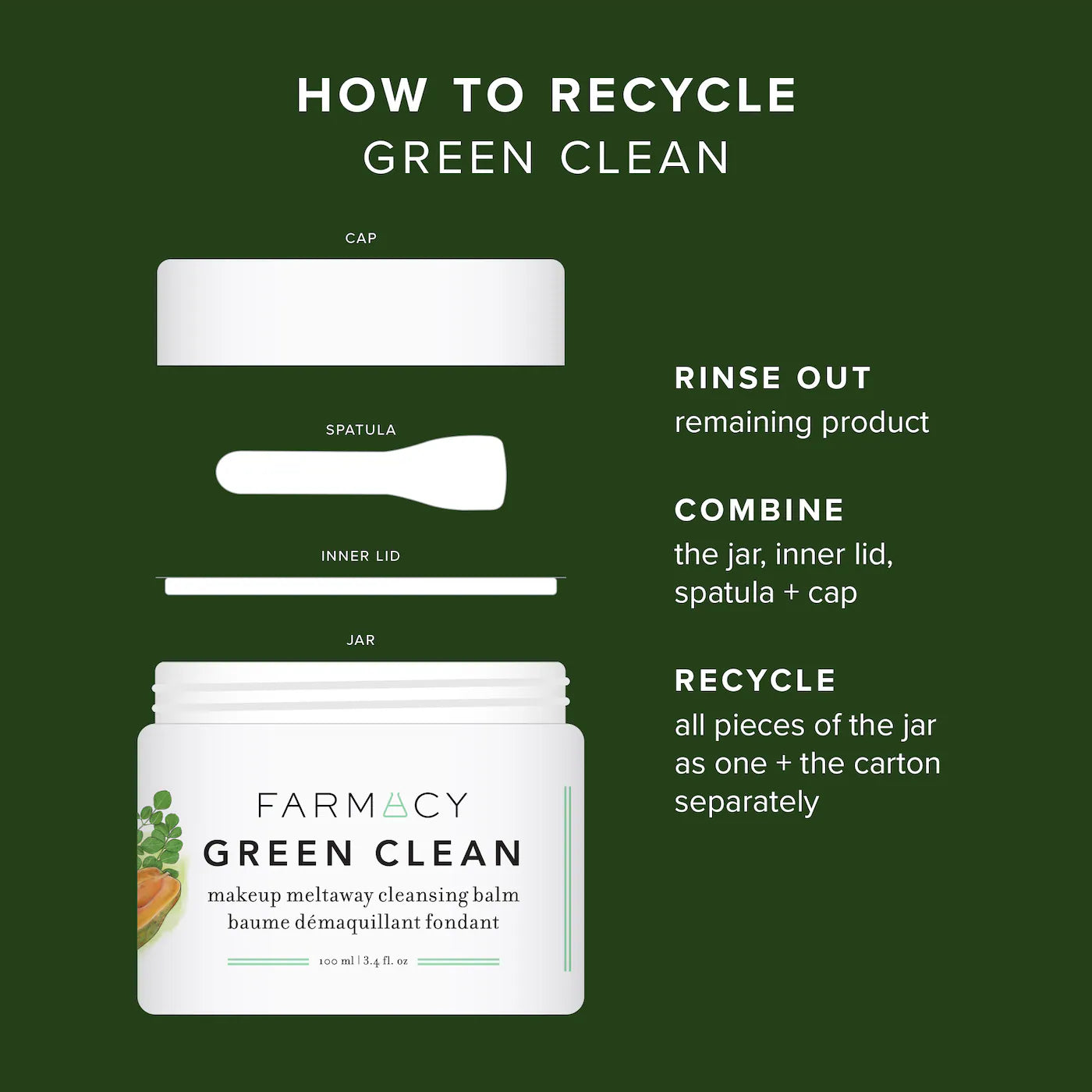 Green Clean Makeup Removing Cleansing Balm