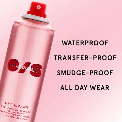 PRE ORDER-On 'Til Dawn Mattifying Waterproof Setting Spray