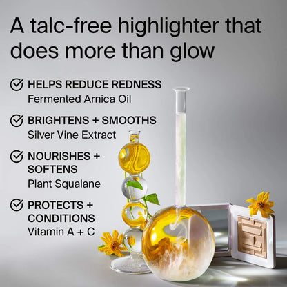 PRE ORDER-Bio-Radiant Gel-Powder Illuminating Highlighter with Fermented Arnica