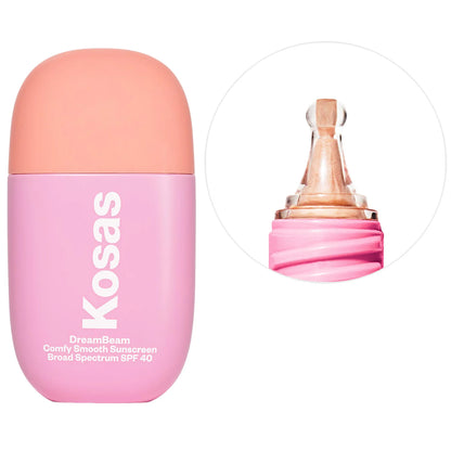 PRE ORDER-DreamBeam Silicone-Free Mineral Sunscreen SPF 40 with Ceramides and Peptides