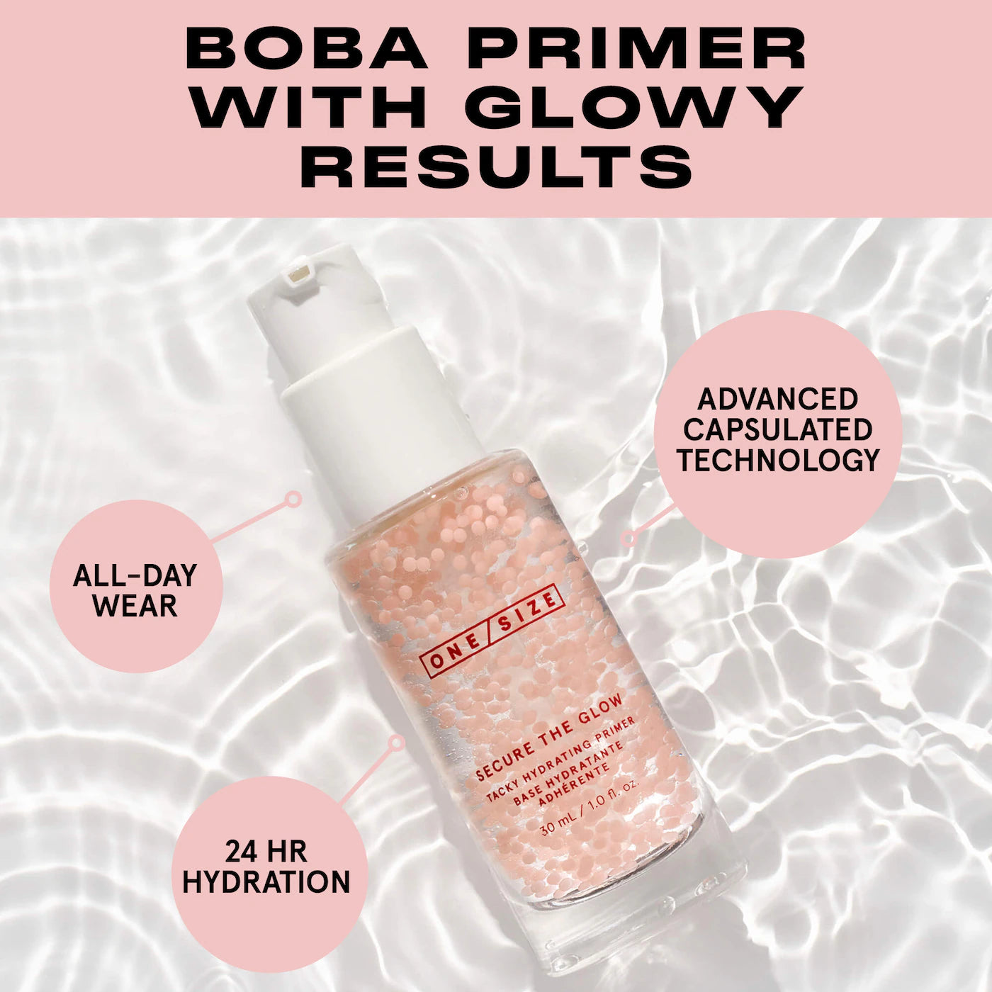 PRE ORDER-Secure the Glow Tacky Hydrating Primer with BOBA Complex