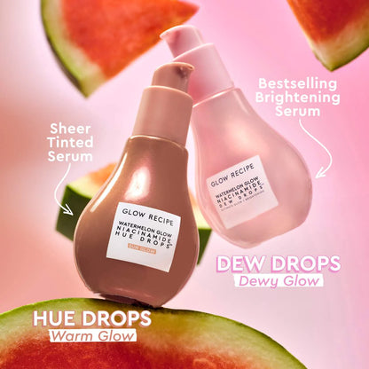 PRE ORDER-Watermelon Glow Niacinamide Hue Drops Suero Sun Glow