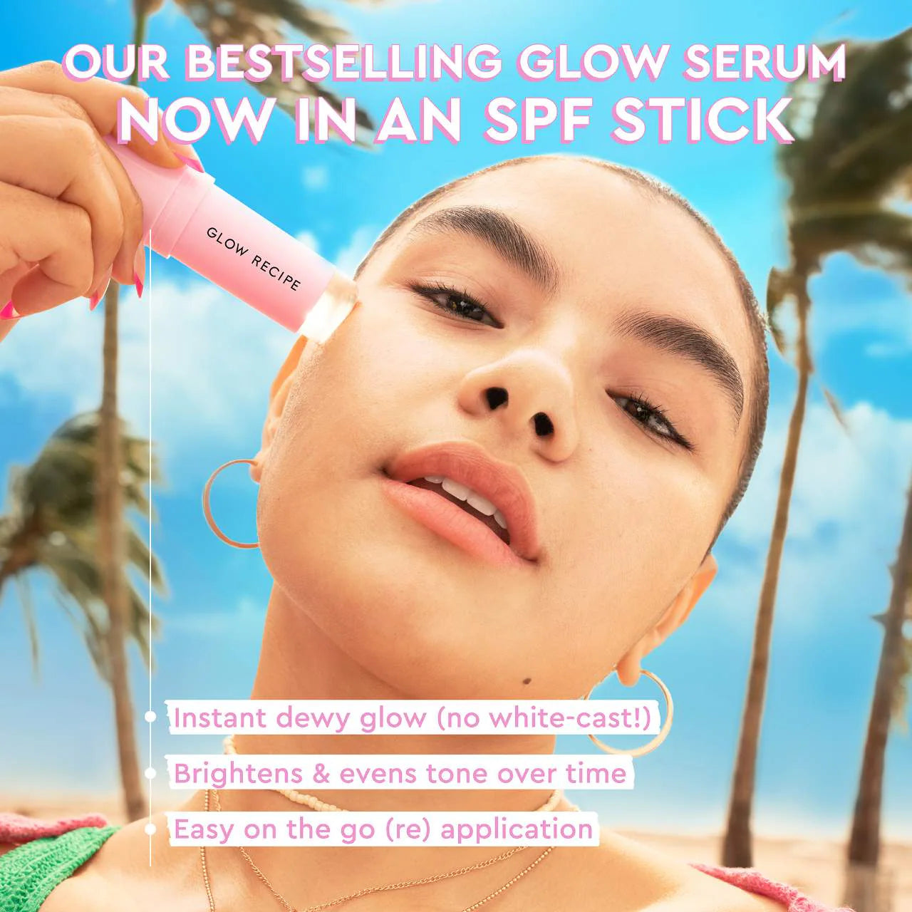 PRE ORDER-Watermelon Glow Niacinamide Dew Balm Sunscreen Stick- SPF 45