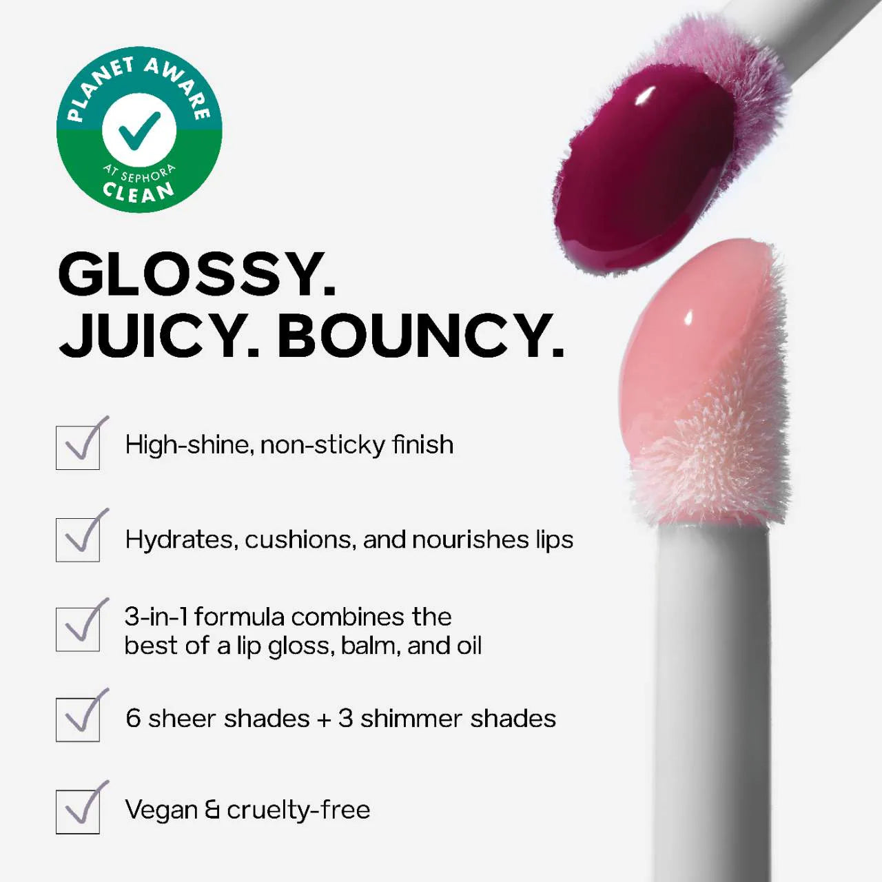 PRE ORDER-Glossybounce Lip Gloss Oil Duo