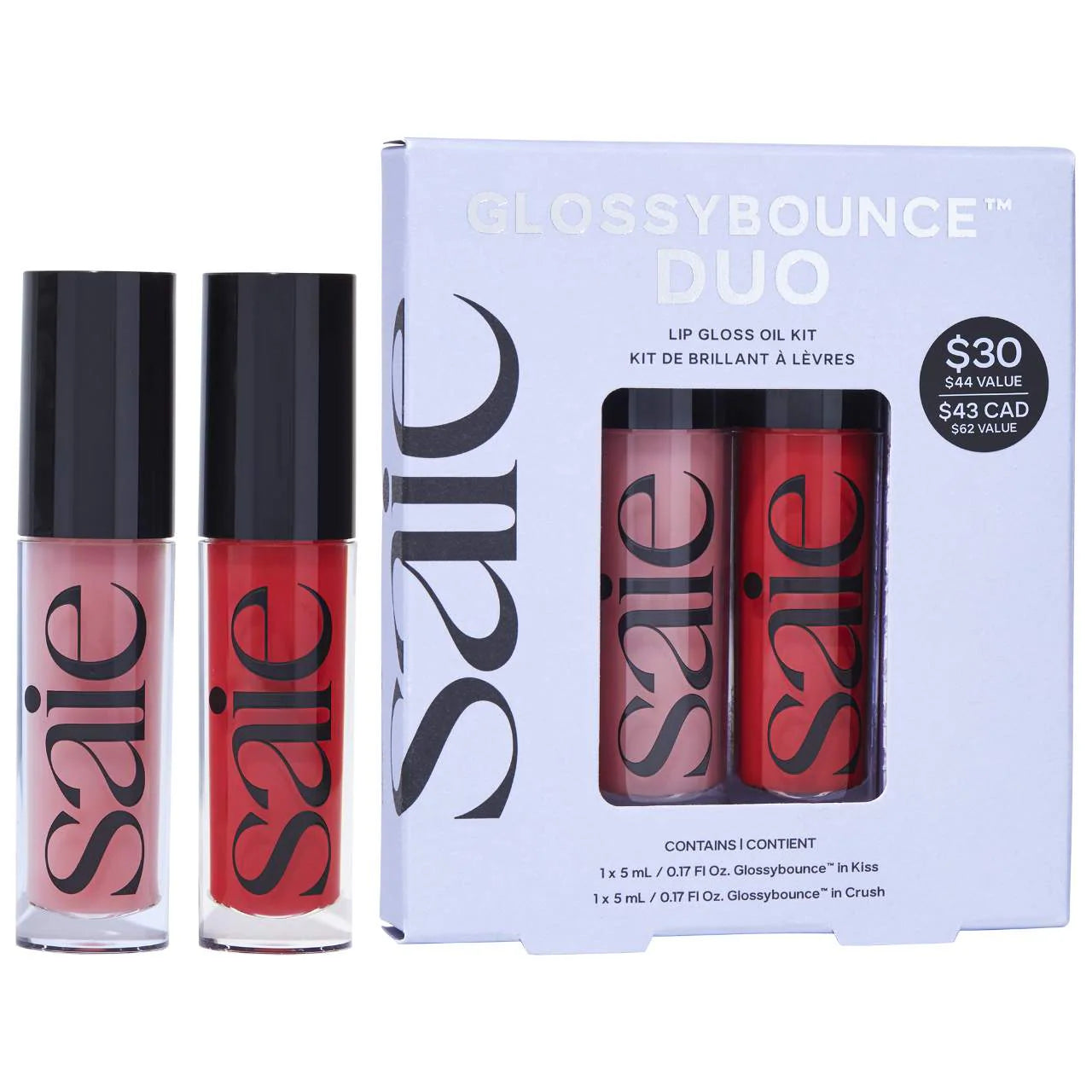 PRE ORDER-Glossybounce Lip Gloss Oil Duo