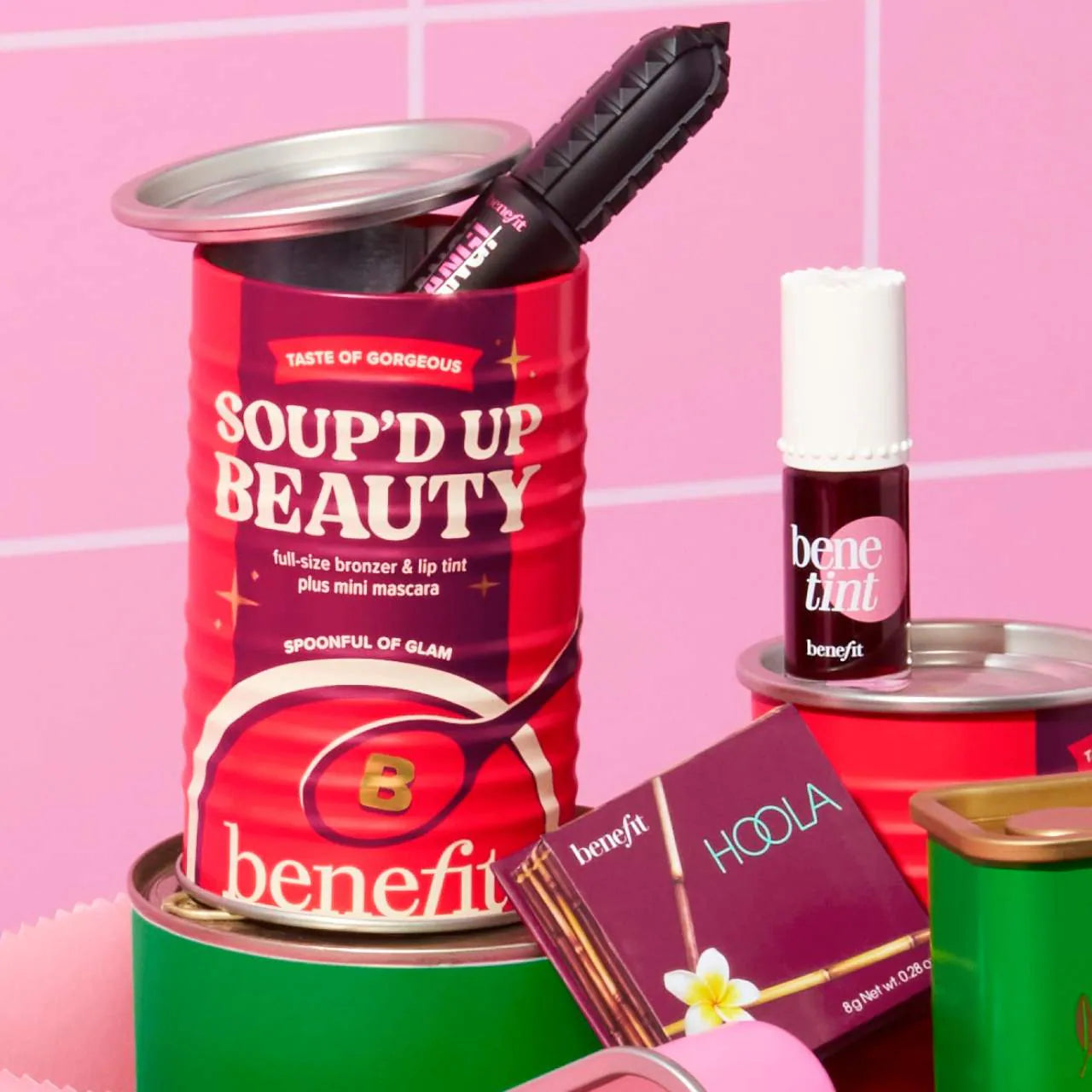 PRE ORDER-Soup'd Up Beauty - Benetint, Hoola Bronzer and Mini BADgal BANG! Trio