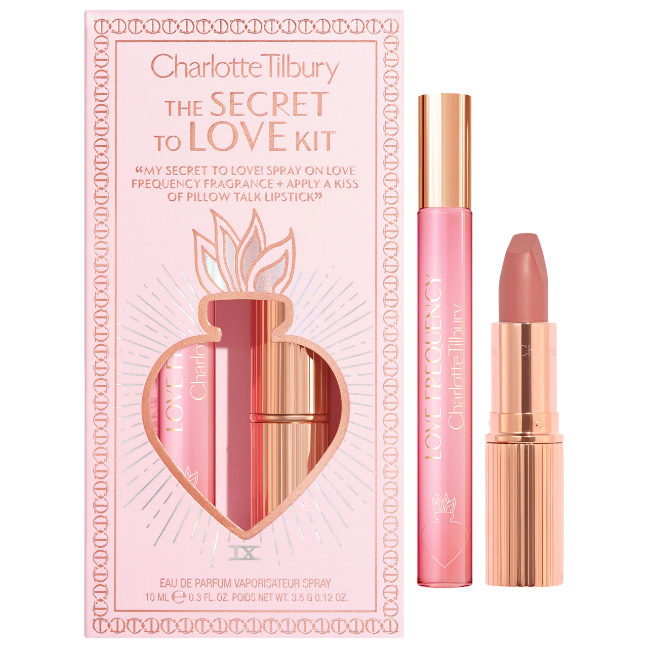 PRE ORDER-Set de perfume y lápiz labial: El secreto del amor