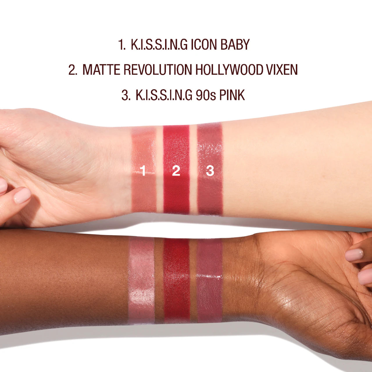 PRE ORDER-Mini juego de trío de labiales icónicos de Hollywood