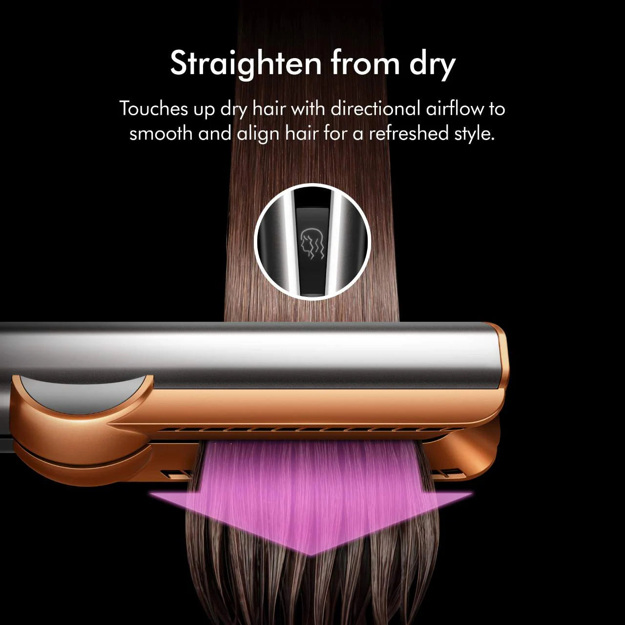 PRE ORDER-Limited Edicion Airstrait straightener (Strawberry Bronze/Blush Pink)