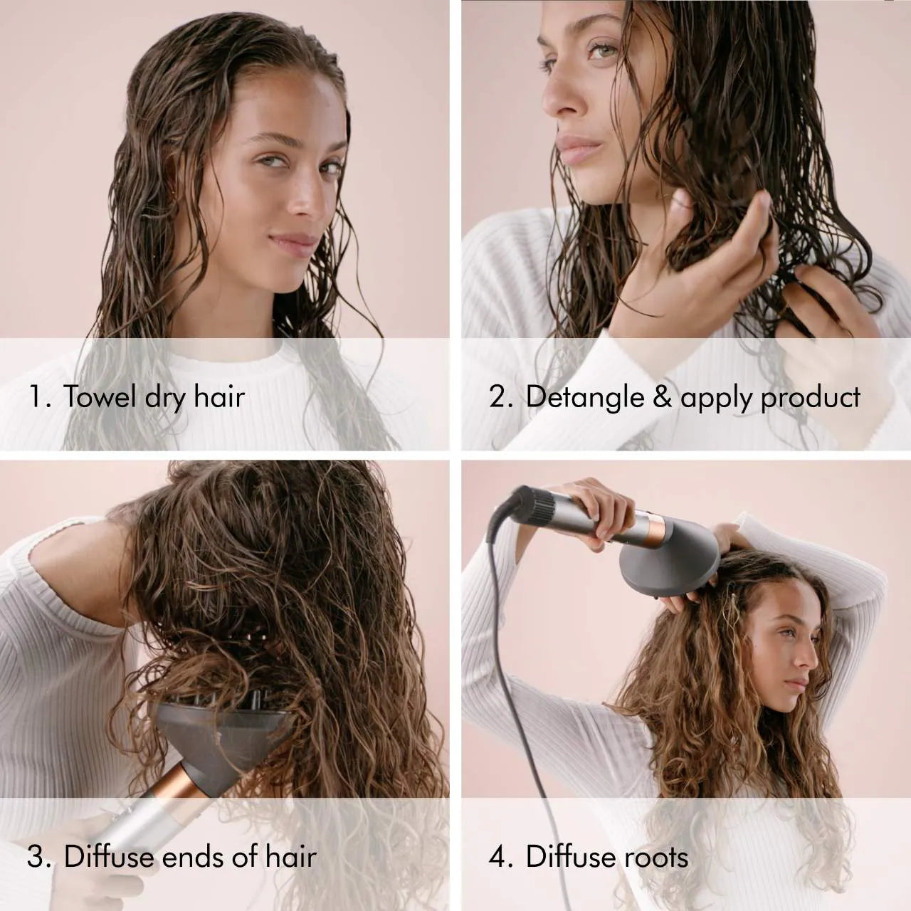 PRE ORDER-Special Edition Airwrap Multi-Styler Diffuse for Curly & Coily Hair in Strawberry Bronze