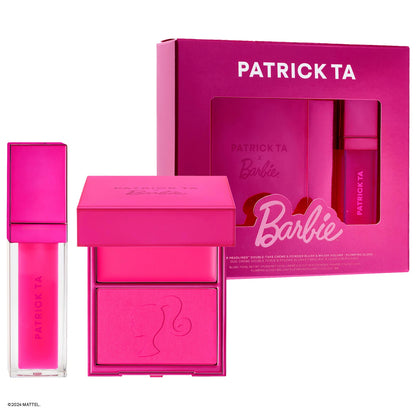 PRE ORDER-Patrick Ta x Barbie™ Blush Duo and Lip Plumper Set