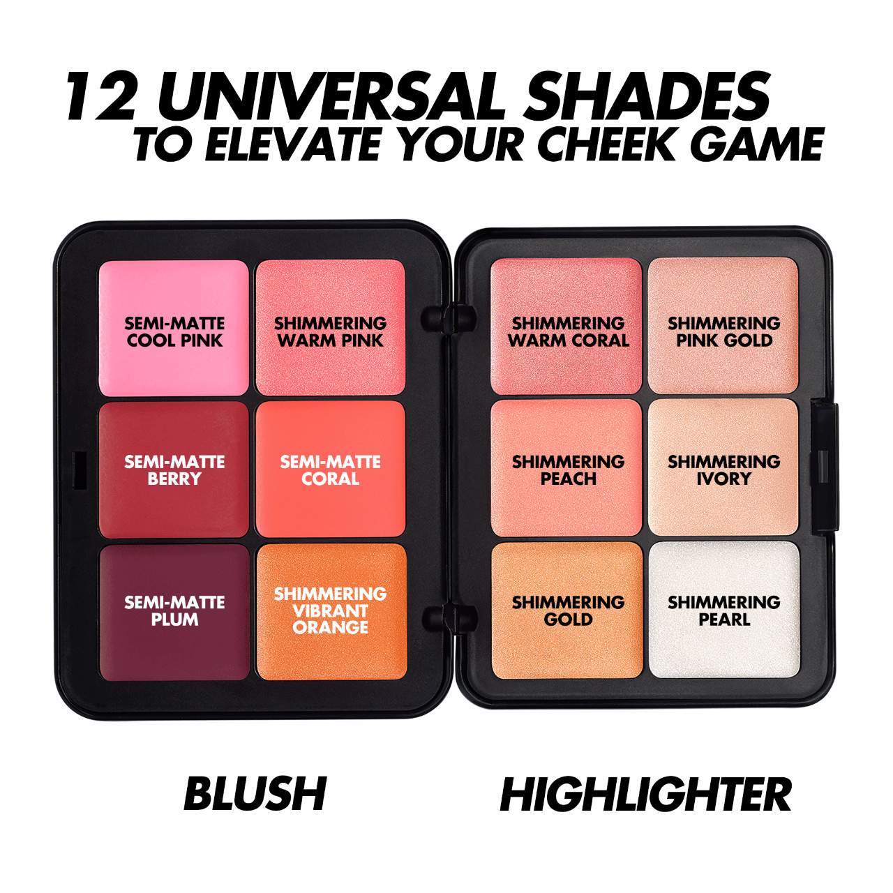 PRE ORDER-HD Skin Blush & Glow Longwear Cream Face Palette