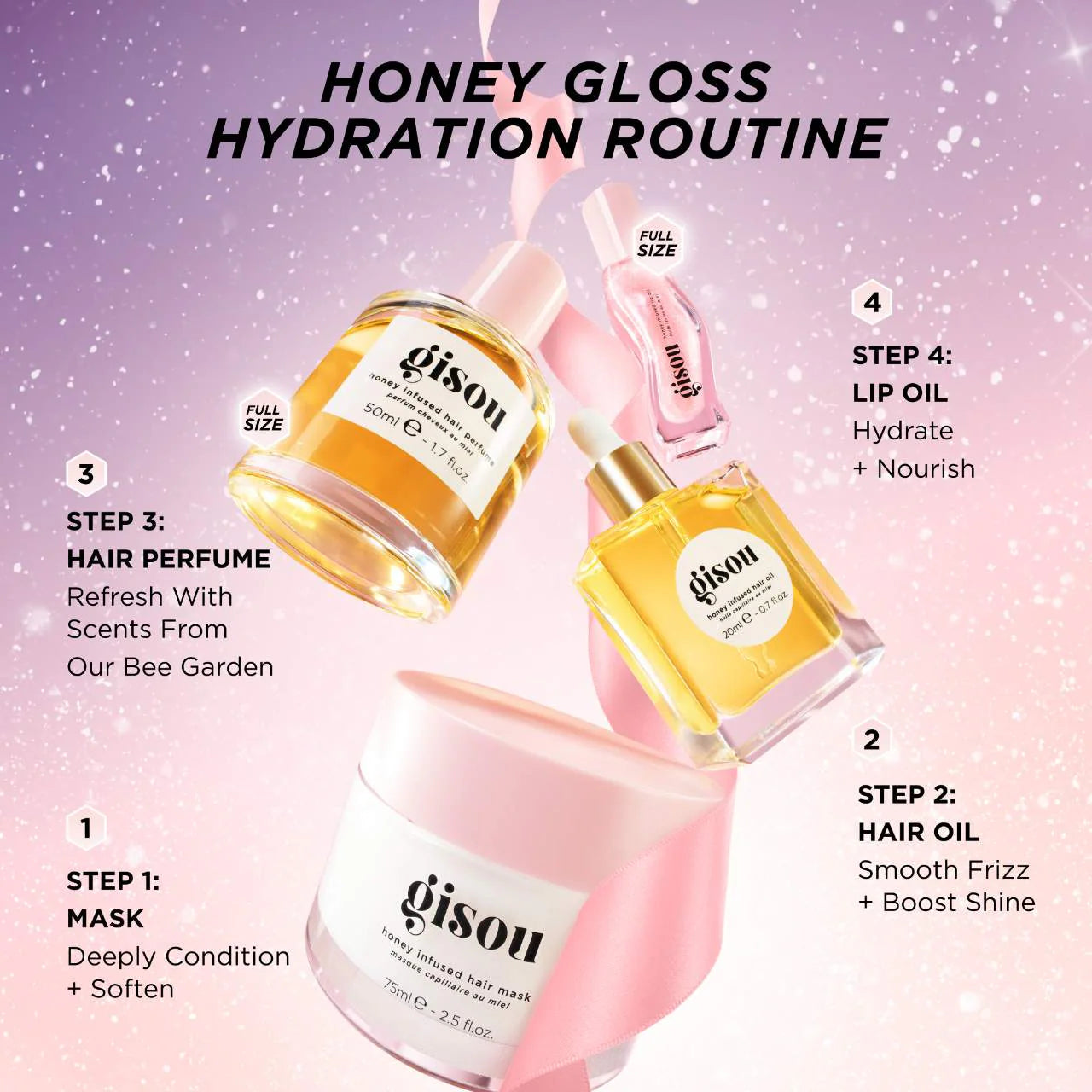 PRE ORDER-Honey Gloss Hydration Heroes Hair Value Set