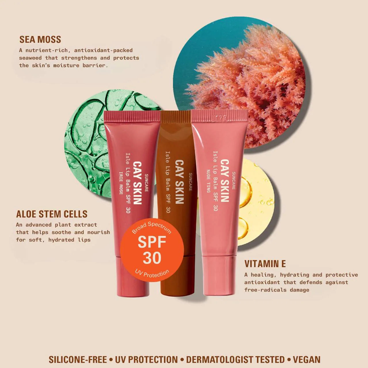 PRE ORDER-Isle Lip Balm SPF 30 Holiday Lip Trio