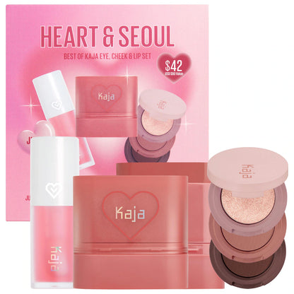 PRE ORDER-Heart & Seoul Eye, Cheek and Lip Set