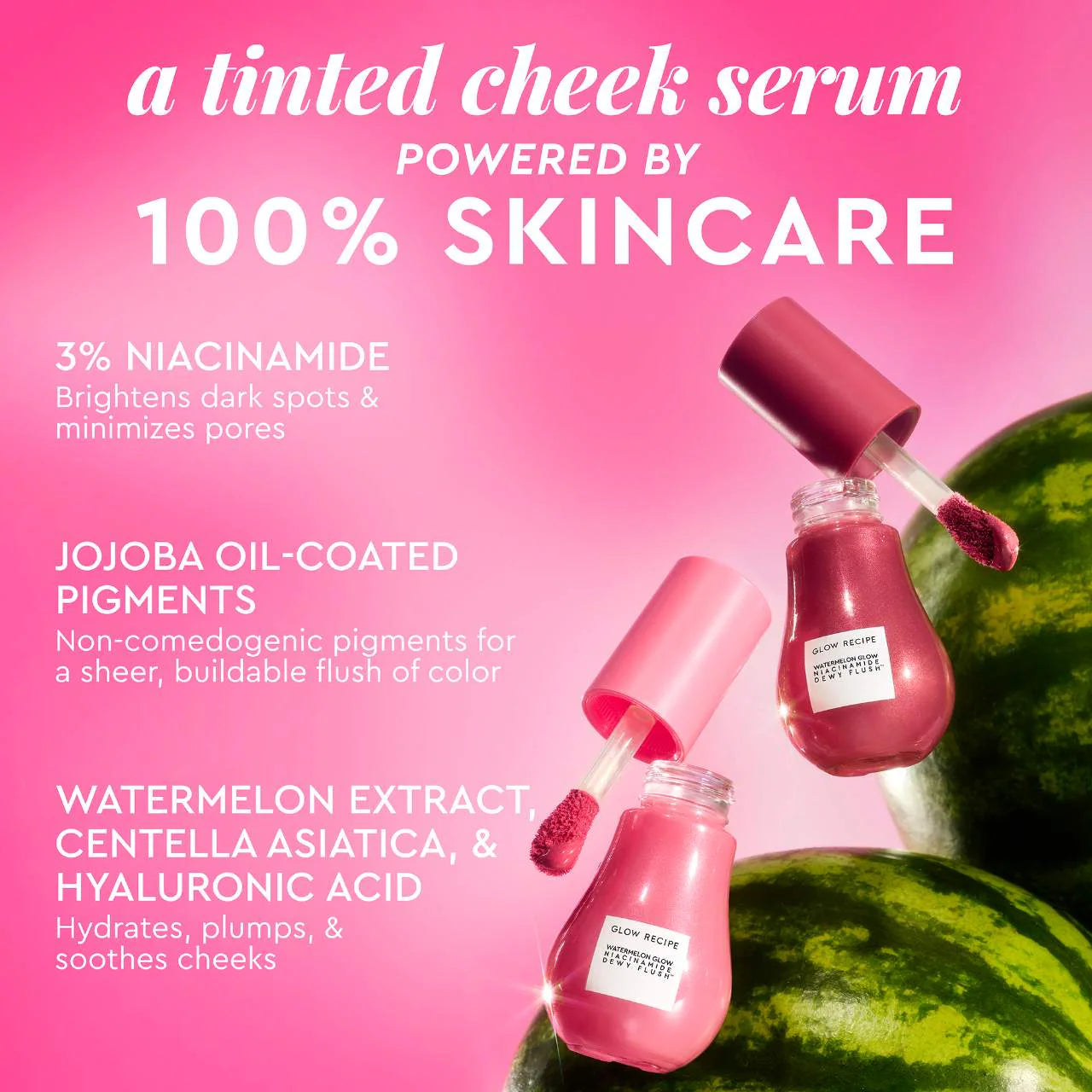 PRE ORDER-Watermelon Glow Niacinamide Dewy Flush - Brightening Serum Blush