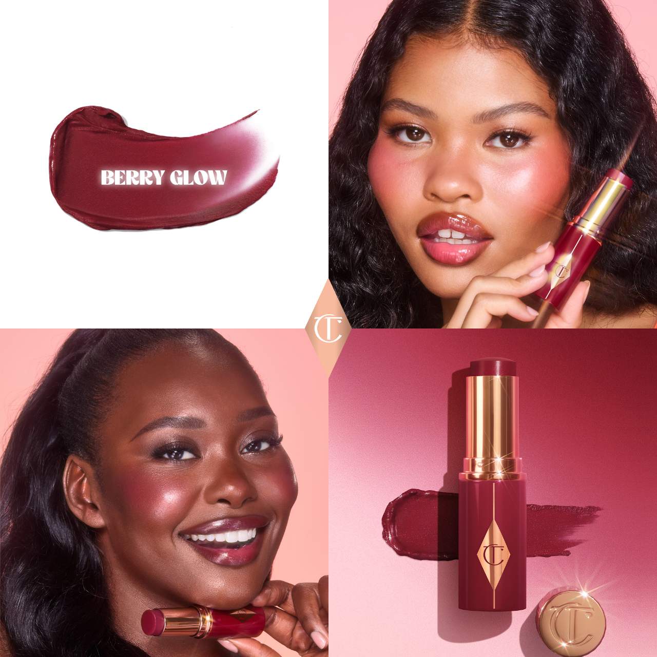 PRE ORDER-Unreal Lip + Cheek Glow Blush Stick with Hyaluronic Acid