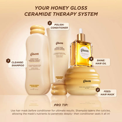 PRE ORDER-Honey Gloss Ceramide Therapy Hydrating Shampoo