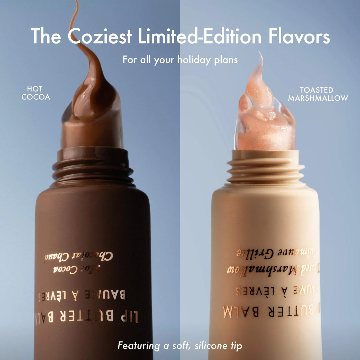 PRE ORDER-The Holiday Trio Set with Lip Butter Balm in Hot Cocoa & Toasted Marshmallow