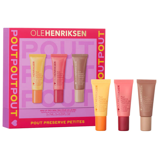 Pout Preserve Petites Mini Lip Trio with Peptides