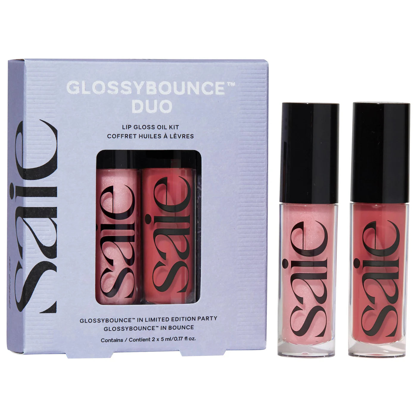 PRE ORDER-Glossybounce Lip Gloss-Oil Duo Gift Set