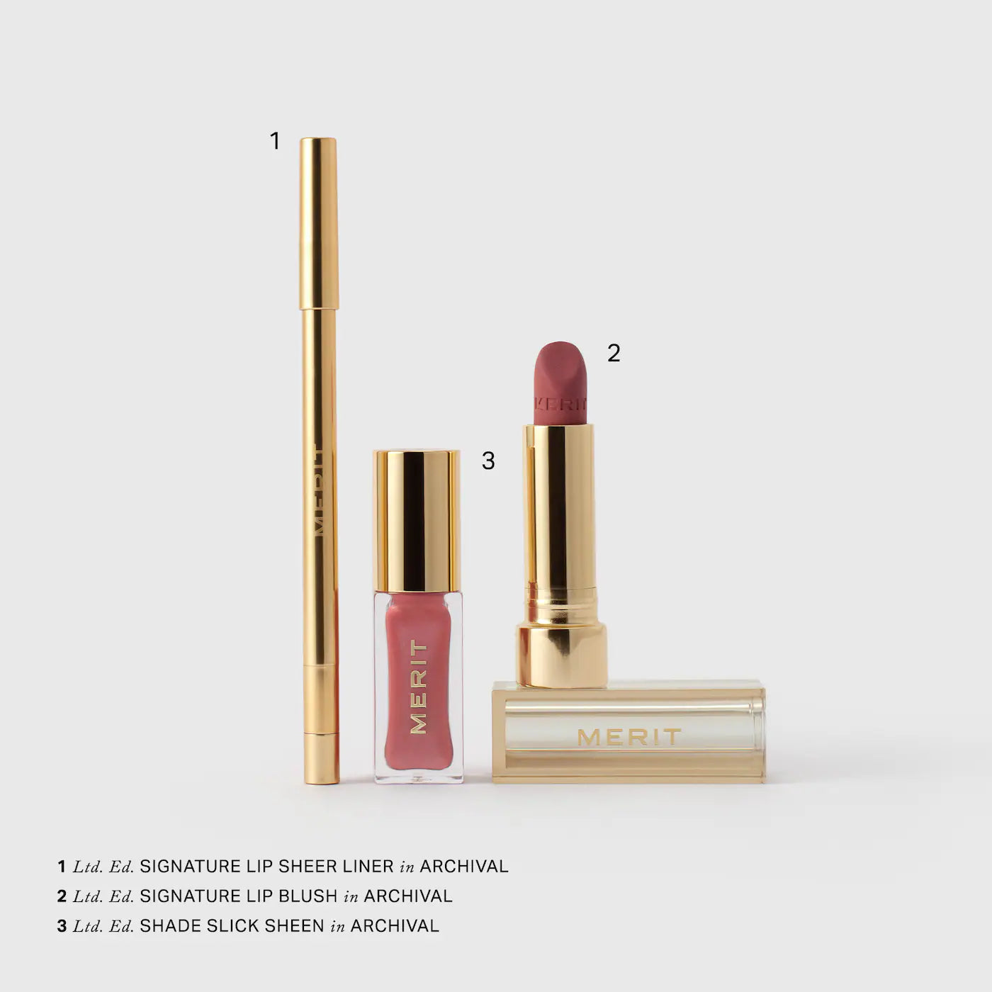 PRE ORDER-The Archival Lip Essentials Gift Set
